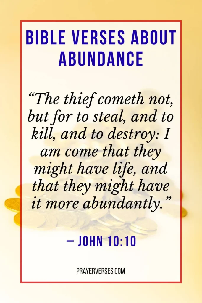 Abundance of Blessings Bible Verses That Speak of God’s Provision
