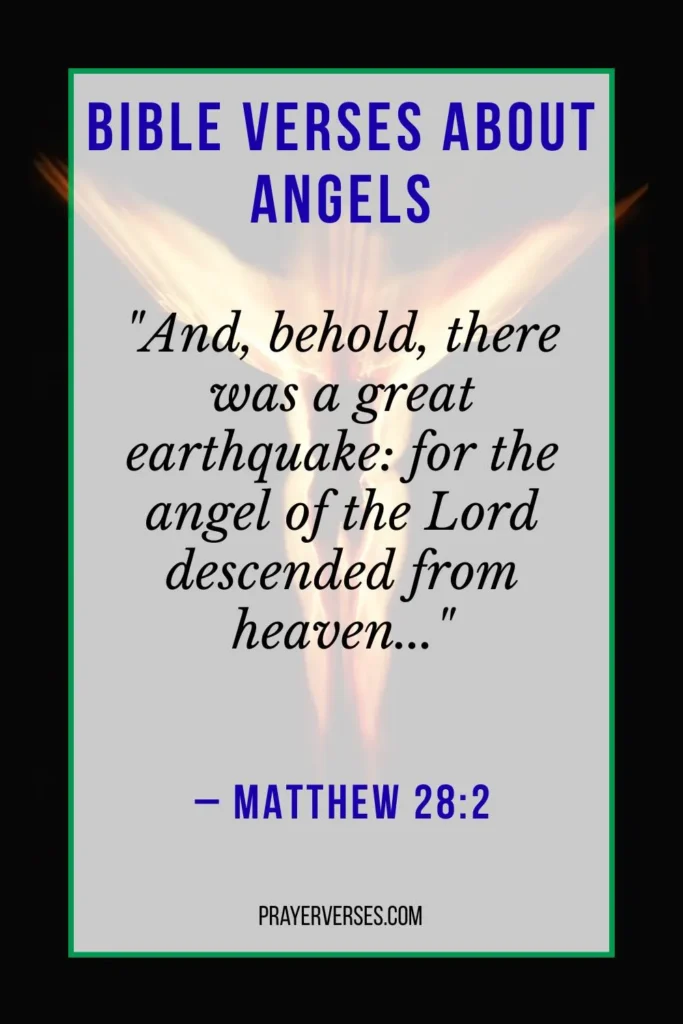 Bible Verses About Angels on Earth and Their Interactions With People