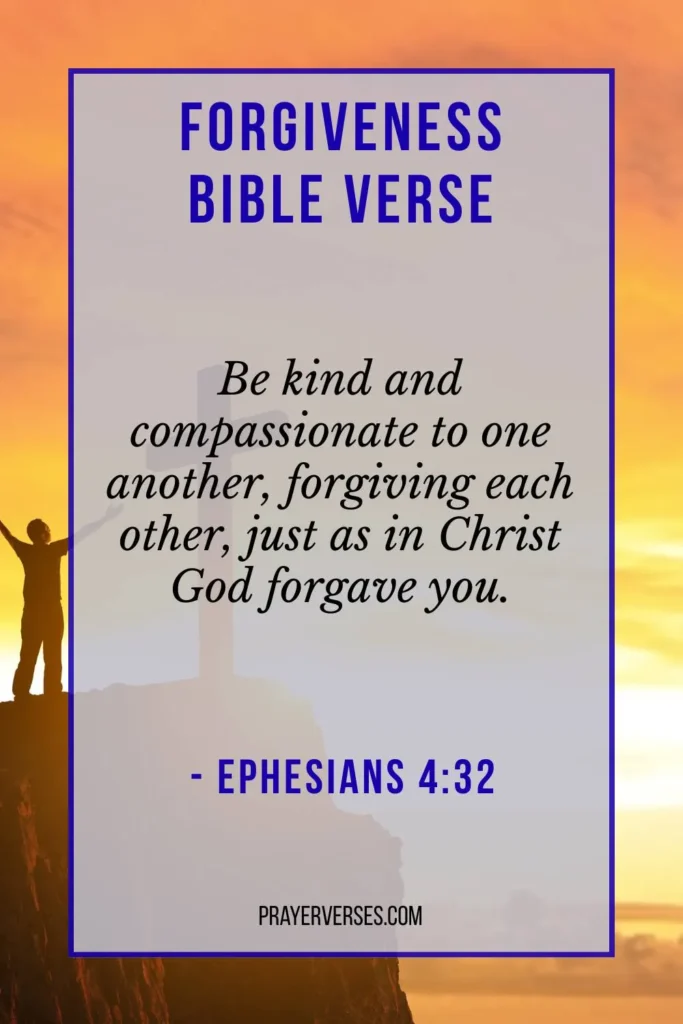 Short and Encouraging Bible Verses About Forgiveness