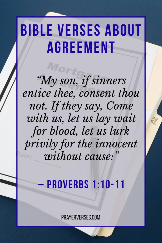 What the Bible Says About Evil Agreement