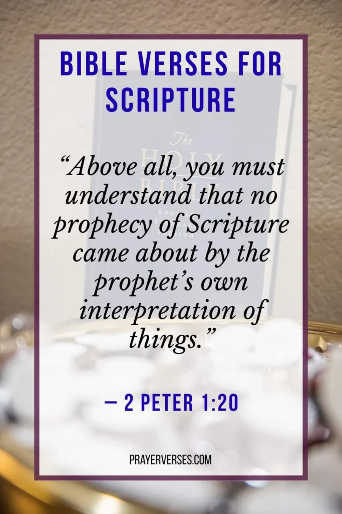 Bible Texts on Scripture for Strength and Faith