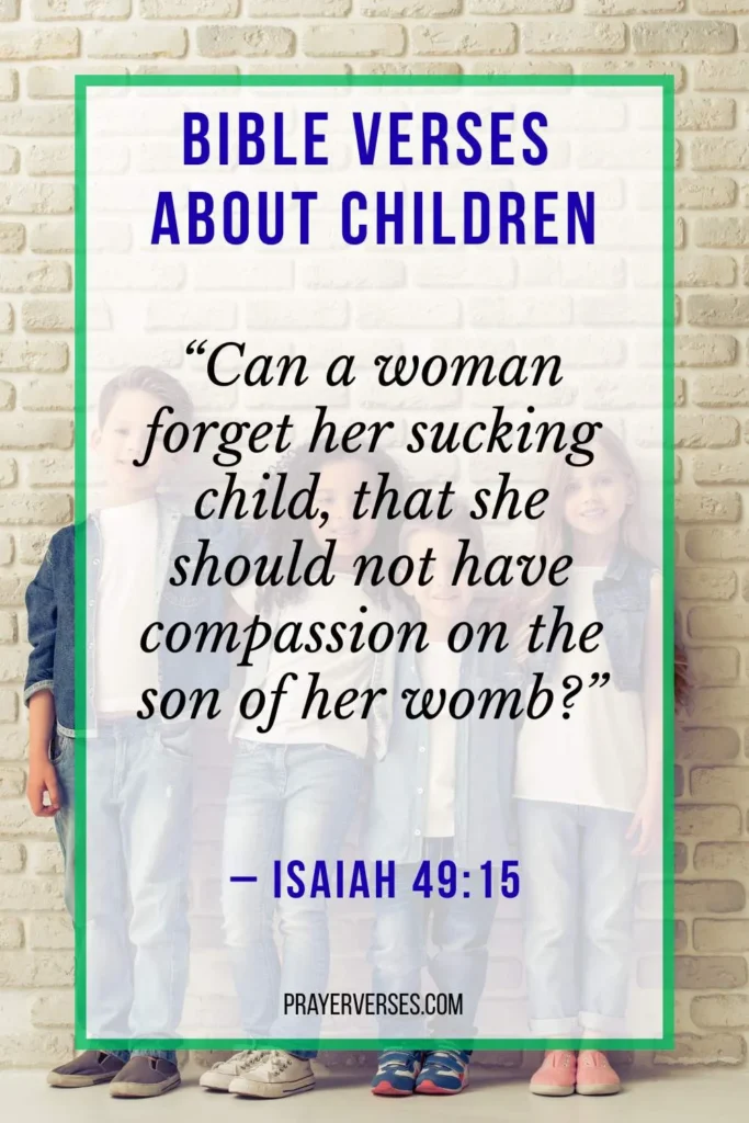 Bible Verse About Parents’ Love for Their Child