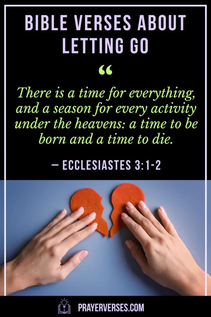 Bible Verses About Letting Go