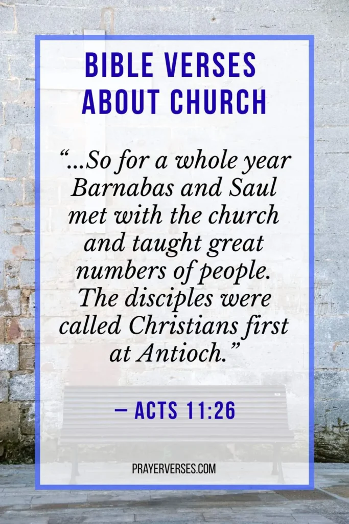 Bible Verses on Church Unity and Working Together as One