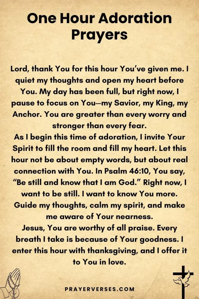 One Hour Adoration Prayers_ A Guide for Focused Worship