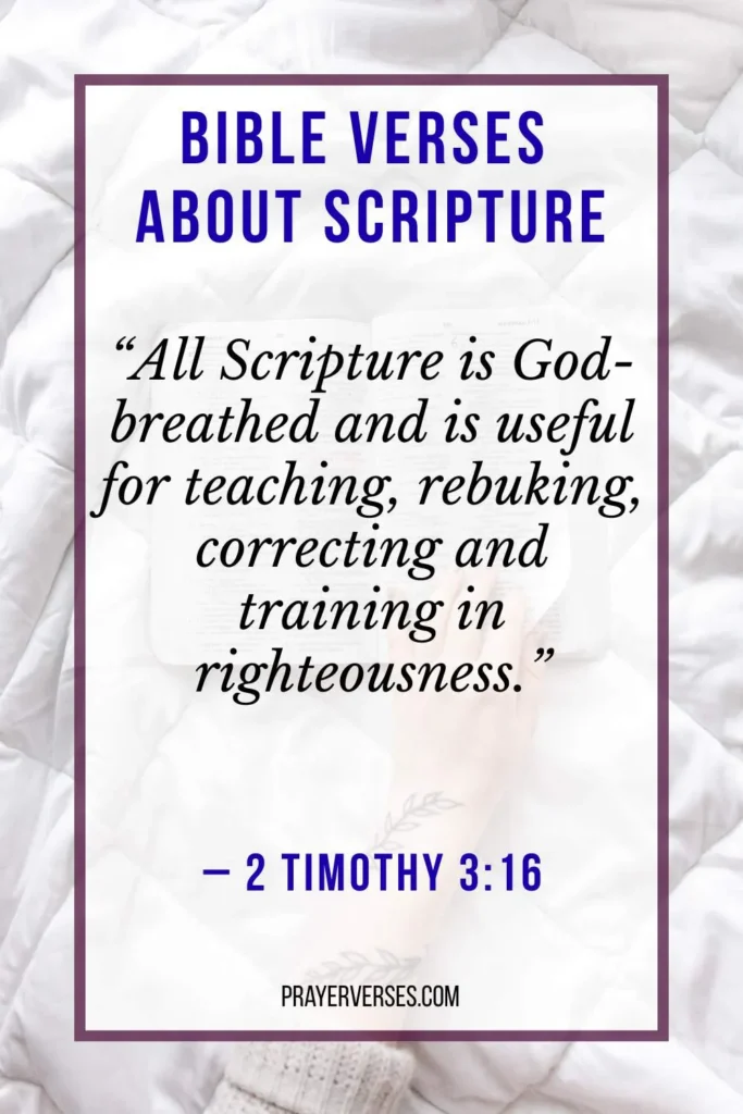 Powerful Scripture Bible Verses That Teach God’s Word