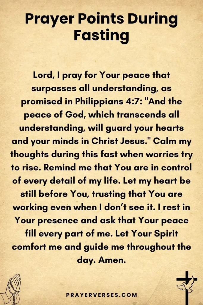 Prayer Points During Fasting With Scriptures to Guide Your Journey