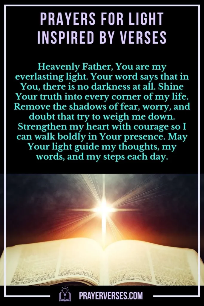 Prayers for Light Inspired by Verses