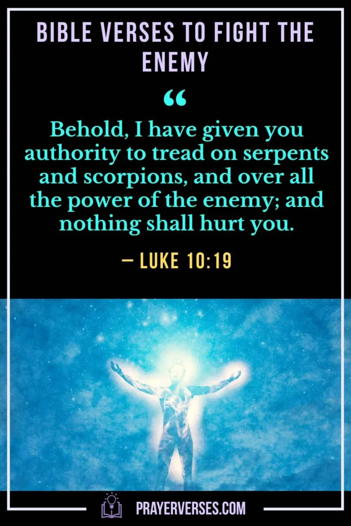 Bible Verses to Fight the Enemy
