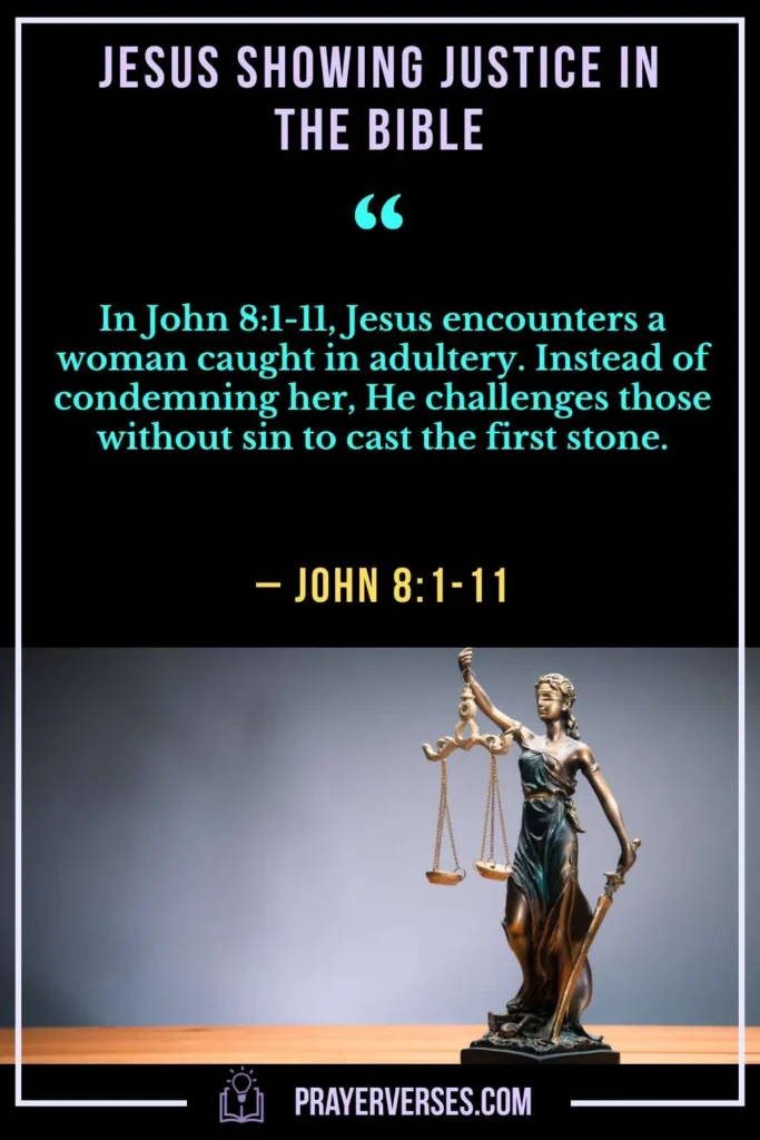 Jesus Showing Justice in the Bible