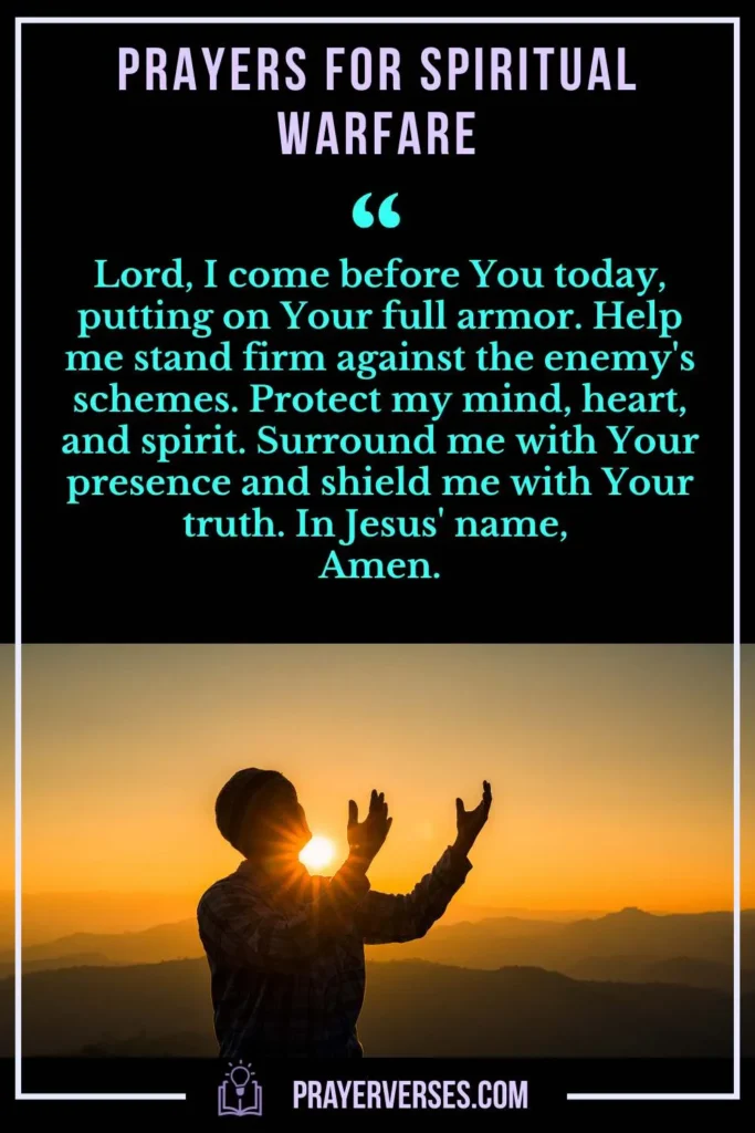 Prayers for Spiritual Warfare