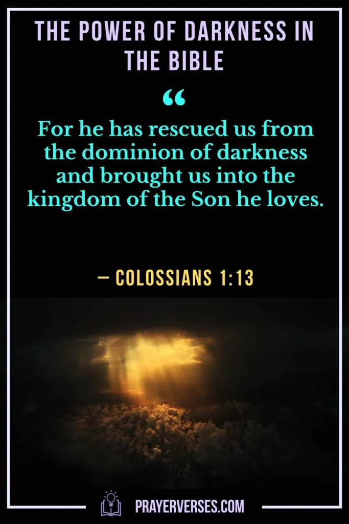 The Power of Darkness in the Bible