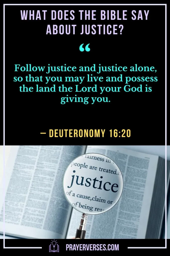 What Does the Bible Say About Justice